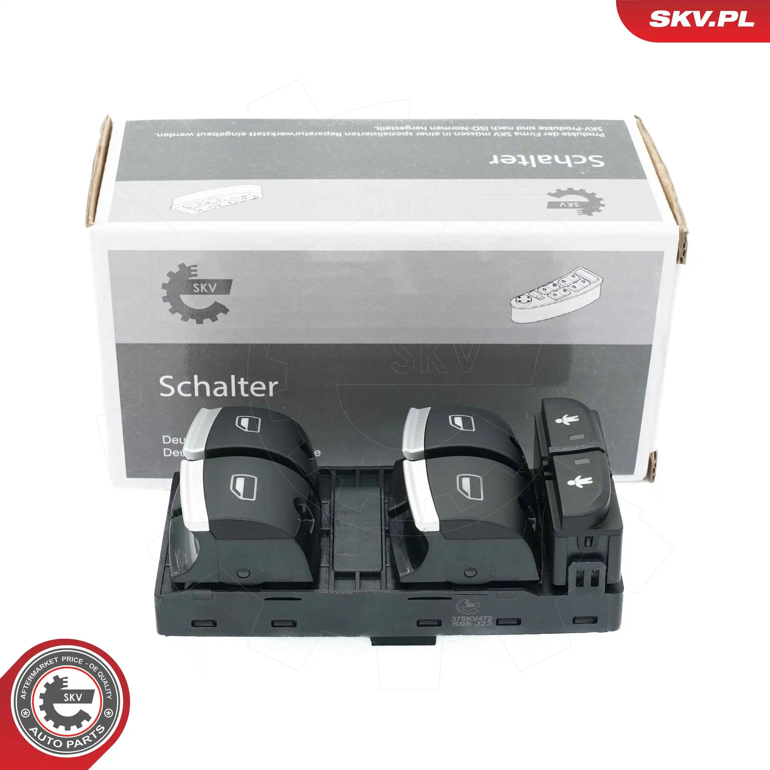 Switch, window regulator